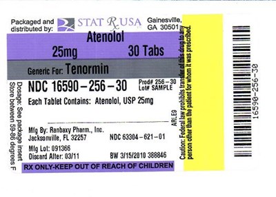 Label Image 25mg (Atenolol 25mg Label)